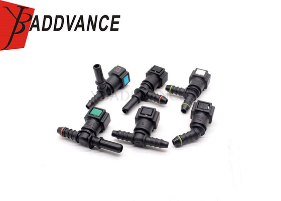 7.89 ID6 Car Hose Pipe Nylon Tee Fitting Connect Quick Release Fuel Line Connectors