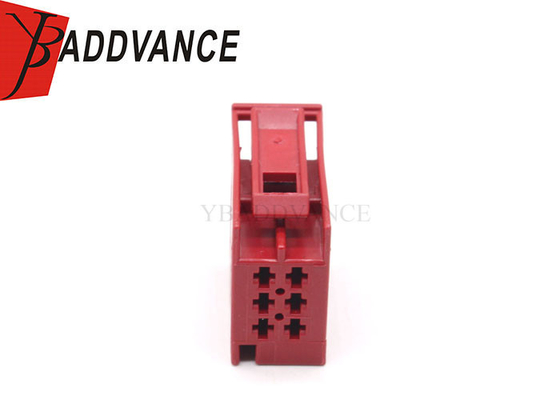 6Q0937702B Female Auto Electrical 6 Pin Flat Contact Connector For Audi