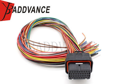 2-1437285-3 Auto Wiring Harness Tyco ECU 34 Pin Connectors With EM4/48 Terminal