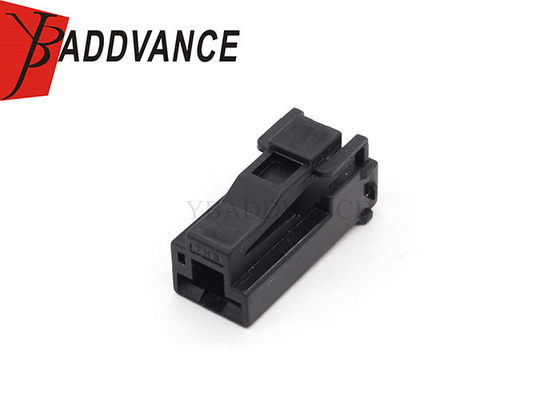 Black PBT Gf20 Automotive 1 Pin Female Electric Cable Connector