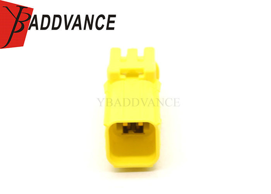 7C82-0651-70 Automotive Male Sealed Yellow Wire-to-Wire 2 Pin Connector Housing For Male Terminals