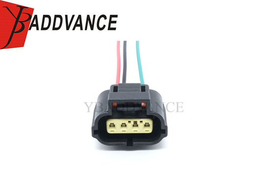90980-10711 184046-1 4 Pin Female Waterproof Throttle Position Sensor Automotive Wire Harness For Toyota