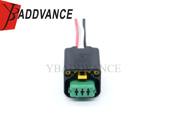 1801179-5 TE 3 Pin Female Waterproof Auto Electrical Crankshaft Sensor Wiring Harness