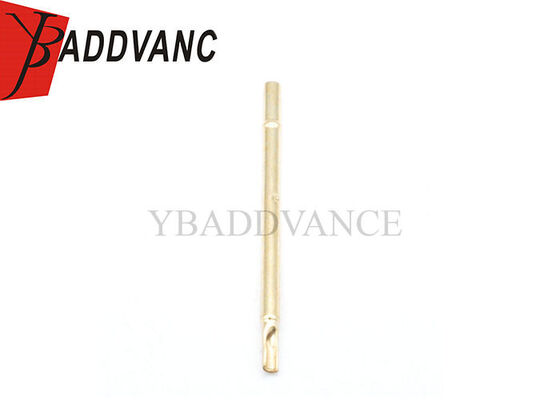 R100-3S 1.67mm Dia 29.5mm Length Gold Plated Metal Test Probing Needle Cover