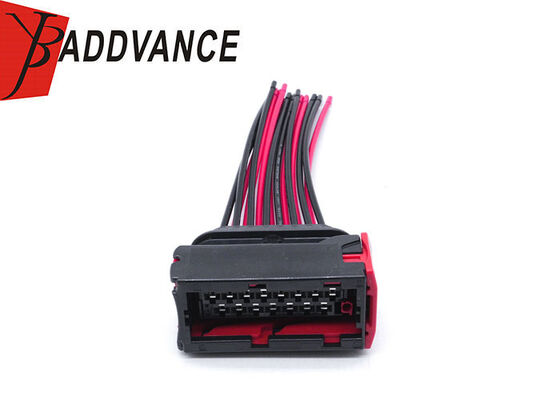 15 Hole Automobile AC Assembly Car Connector Headlight Cable Harness 1801326-1