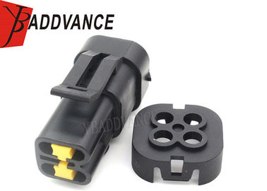 4 Pin Waterproof Electrical Automotive Housing Connector with Terminals