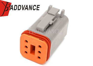 Grey Deutsch Automotive Connectors 6 Way Female TE Connectivity DT06-6S