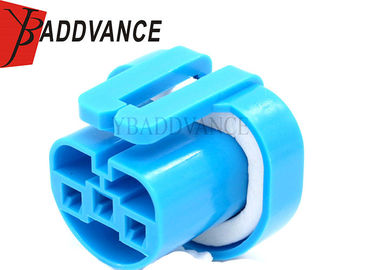 12048369 Blue Female 3 Way Headlight Bulb Connector For International Truck