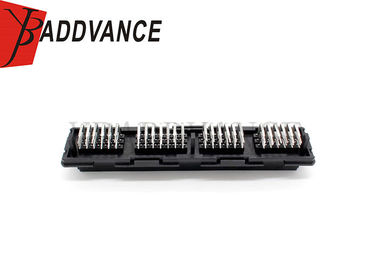 Black Plate Type Electric Plug Sockets 75 Pin Male Looper Crimp Termination