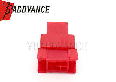 Unsealed Automotive Electrical Connectors High Precision Red Color For Cars