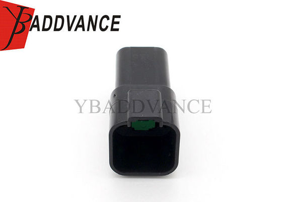 DT04-6P-E004 Black DT Series Deutsch 6 Pin Male Connector