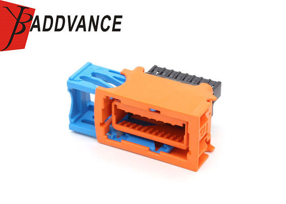 211PC209S4055 OEM ODM 20 Pin Female FCI Automotive Connectors Orange Color