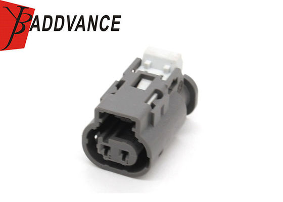 10027186 2 Pin Female TE Connectivity AMP Connectors Gray Color