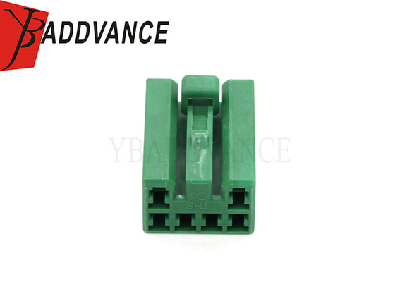 6 Pin Female Unseald Green Automotive Connector For V W