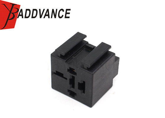 5 Pin Black Unsealed Electric Automotive Relay Connector Housing