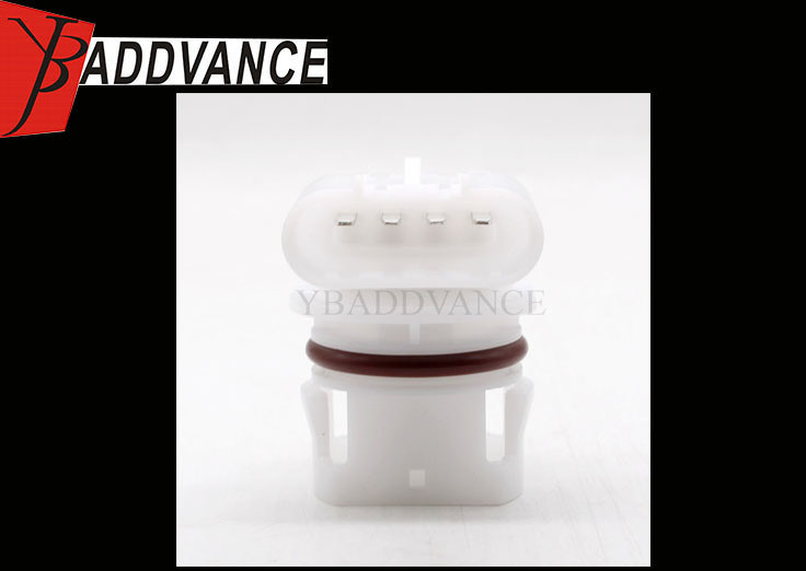 White 4 Pin Walbro Electric Fuel Pump Harness Connector For Toyota