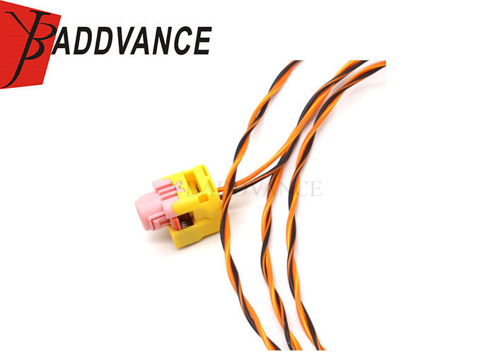 ABX5 Electrical 2 Pin Airbag Connector Plug Wire Harning Pink Body For GM