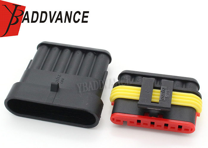 Superseal 1.5 Eletrical Tyco AMP Connectors 6 Pin 2821081 2820901