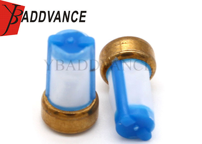 Blue Fuel Injector Filter Basket / Plastic Lucas Fuel Filter ASNU02 GB