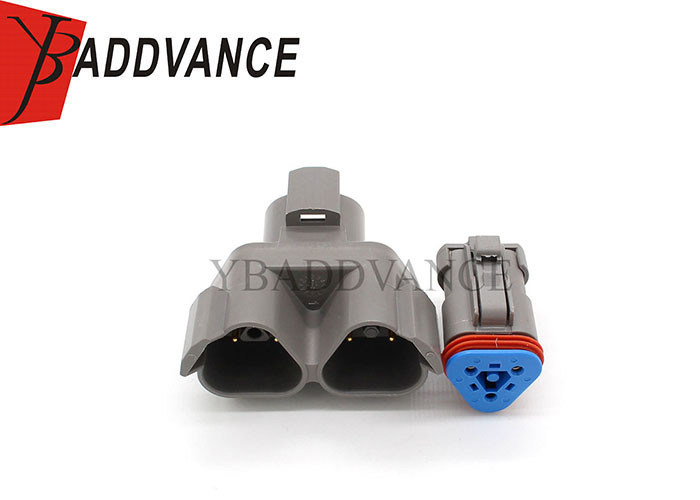 3 Pin Receptacle Deutsch Automotive Connectors With 120 Ohm Resistor DT043PP007 DT063SP006