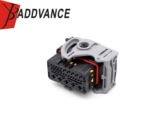 Waterproof Female Automotive Electrical PA66-GF30 28 Contacts ECU Connectors