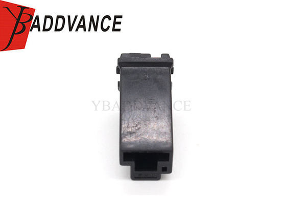 Black PBT Gf20 Automotive 1 Pin Female Electric Cable Connector