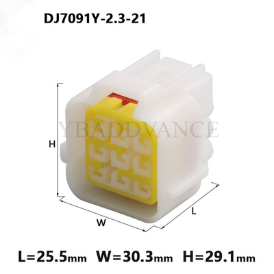 FURUKAWA 9 Pin White Automotive Male Motor Cable Connectors Housing FW-C-9M-B