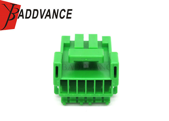 Hot sale 6 Pin Female Electrical Connector Housing Green Color For Automotive