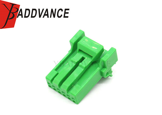 Hot sale 6 Pin Female Electrical Connector Housing Green Color For Automotive