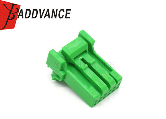 Hot sale 6 Pin Female Electrical Connector Housing Green Color For Automotive