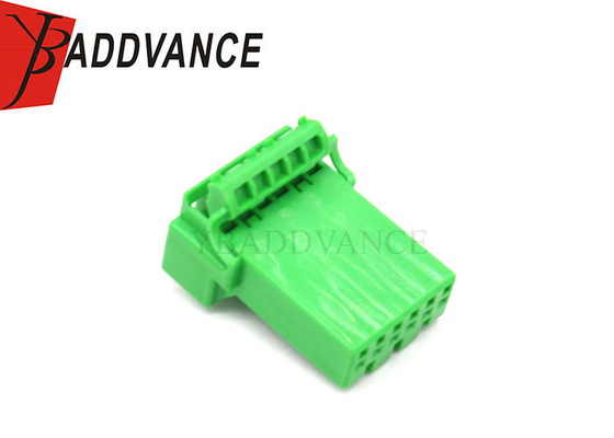 Hot sale 6 Pin Female Electrical Connector Housing Green Color For Automotive