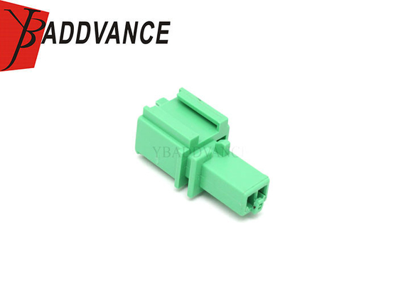 3C0973332C 2 Pin Male Green PA66 FEP Electrical Connector Housing For VW Audi Skoda