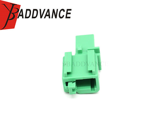 3C0973332C 2 Pin Male Green PA66 FEP Electrical Connector Housing For VW Audi Skoda