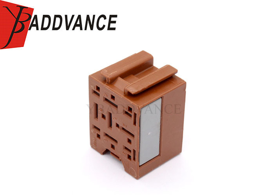 Factory Customization Brown Color 9 Pin Automotive Relay Connector With Terminals