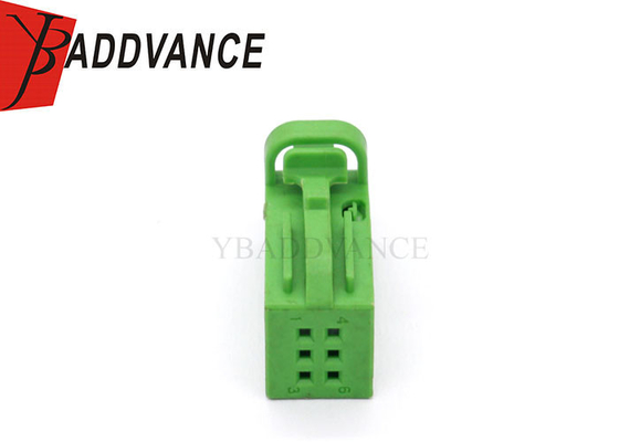Fast Shipping TE Connectivity AMP Male Green Color 6 Pin Connector Cover 0-1534121-7