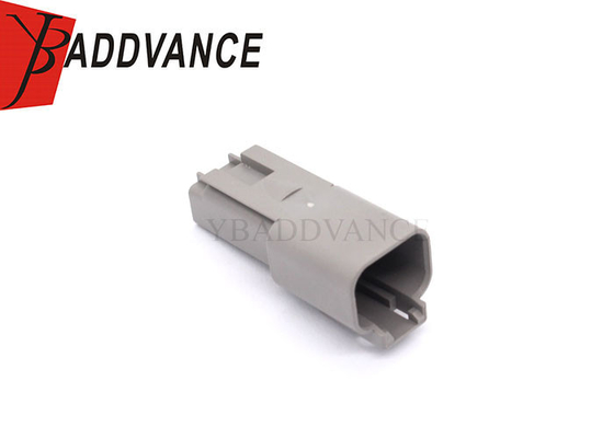 DT04-2P TE 2 Pin Male PA66 GF15 Sealed Auto Electrical Connector For Truck