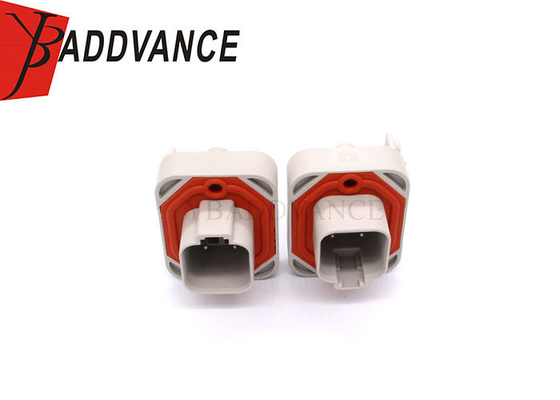 Electrical Deutsch IPD Female Waterproof Grey Automotive 6 Pin Header Connector DT13-6P