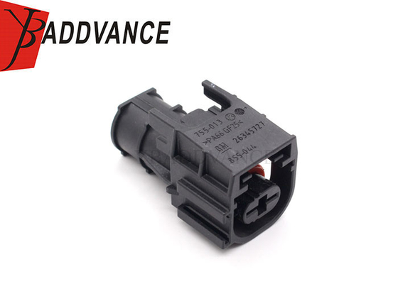 PA66 GF25 Waterproof 1 Pin Wire Harness Electric Connector 26345727 For GM