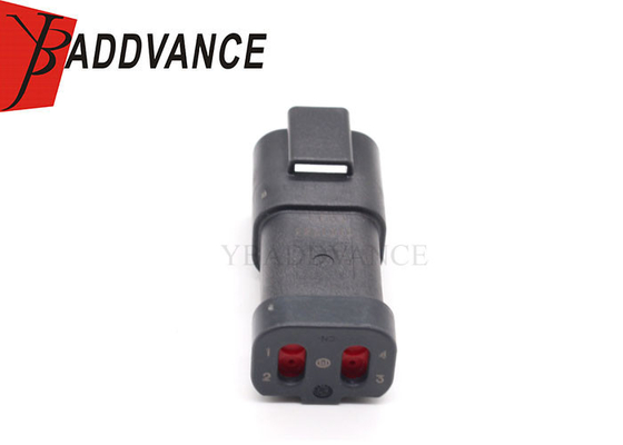 4 Position Male Deutsch PA66 GF15 TYCO AMP End Cap Connector DT04-4P-E005