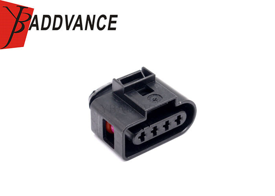 1J0973724 2.8 mm Sealed Series Flat Contact 4 Pin Female Connector For VW Audi