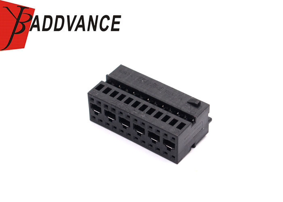 24 Pin 284225-2 Black Female Tyco AMP Automotive Connector Housing For Car