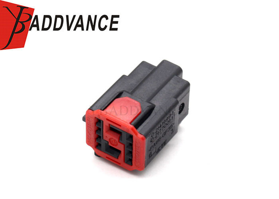 Black TE 2141994-1 Female 10 Position Connector Housing With Terminals