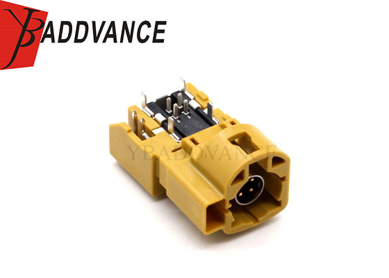 HSD LVDS PCB Right Angle Mount Car Camera Display Satellite Radio 4 Pin Adapter