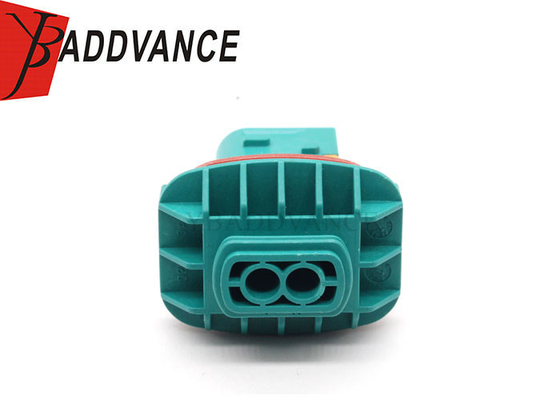 High Quality Automotive Electrical PBT GF30 2 Pin Male Green Connector