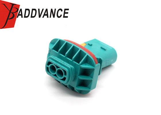 High Quality Automotive Electrical PBT GF30 2 Pin Male Green Connector