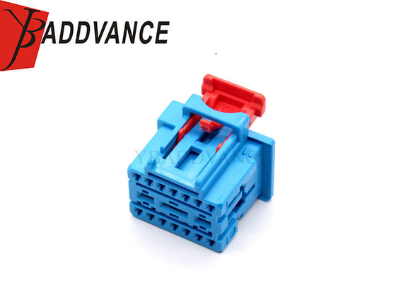 Electrical PBT-GF10 Female 17 Pin Plastic Blue Connector For VW-Audi-Wire