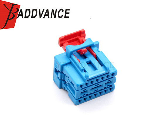 Electrical PBT-GF10 Female 17 Pin Plastic Blue Connector For VW-Audi-Wire