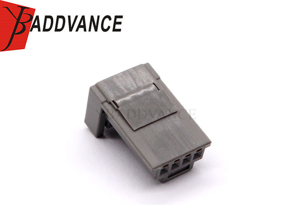 Gray 4 Pin 1379658-2 Female Socket Connector Housing With Terminal