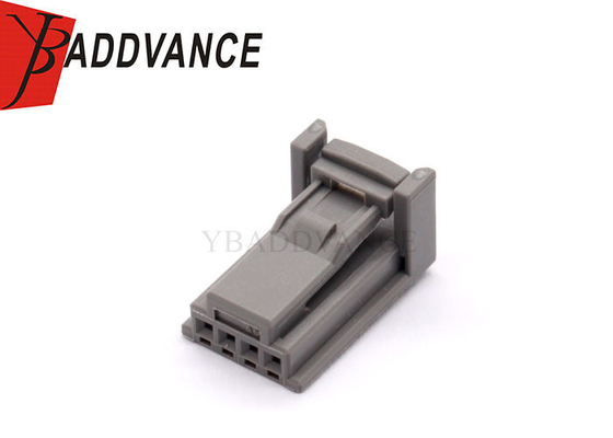 Gray 4 Pin 1379658-2 Female Socket Connector Housing With Terminal