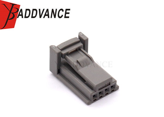 Gray 4 Pin 1379658-2 Female Socket Connector Housing With Terminal